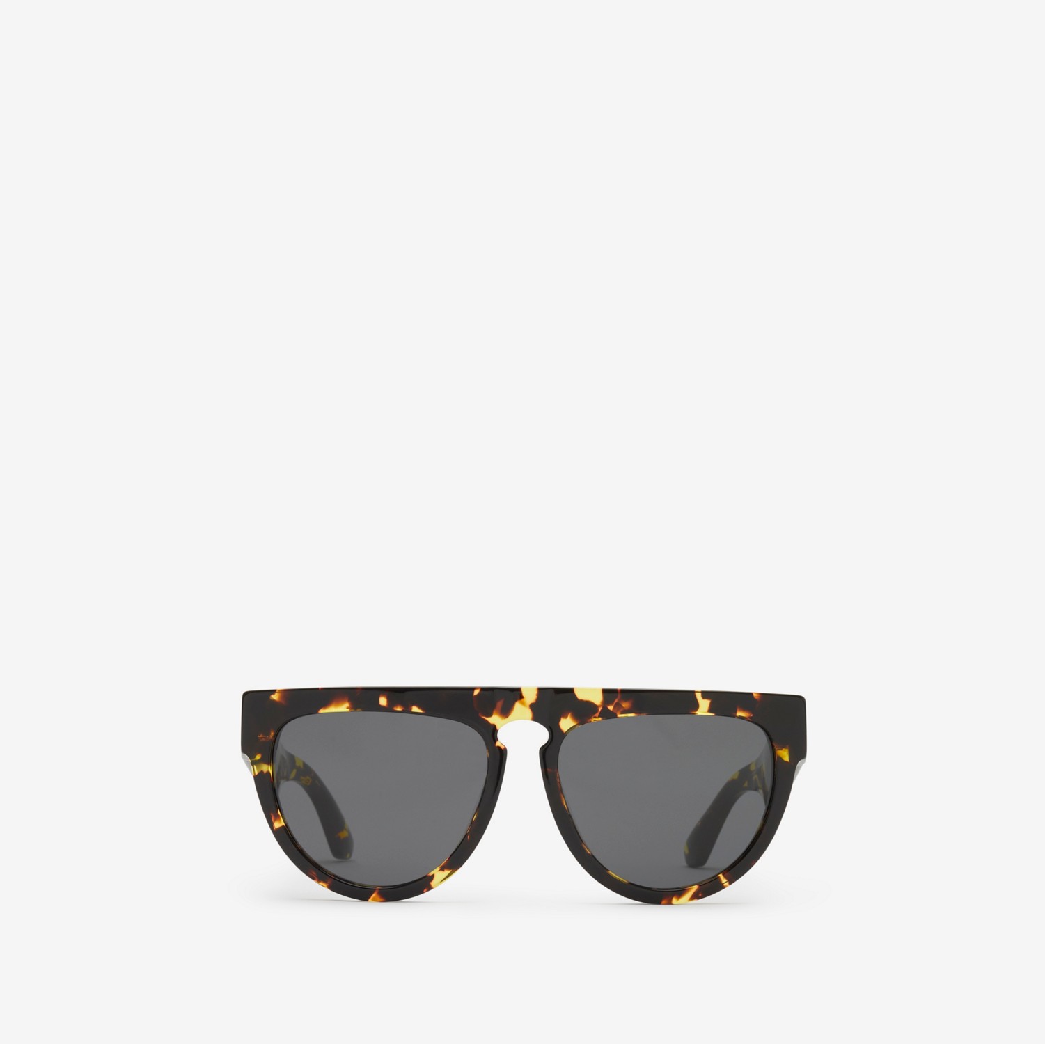 Óculos de sol com armação redonda (Casco  Tartaruga) | Burberry® oficial