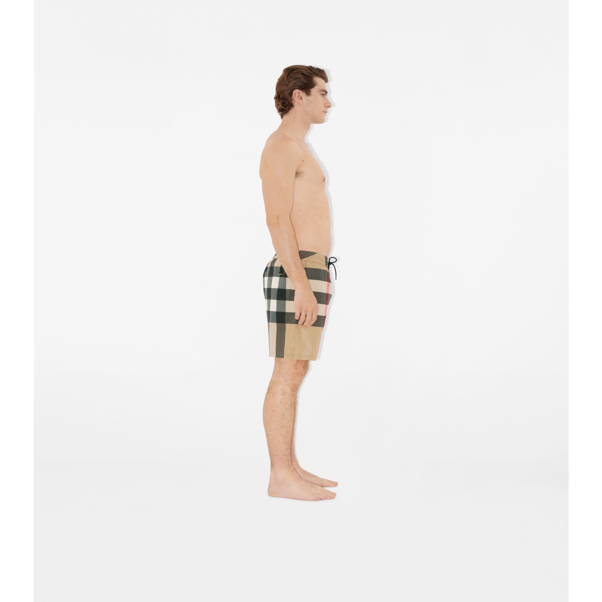 BURBERRY★セレブ愛用 Vintage Check swim shorts Check Swim Shorts in Sand | Burberry® Official