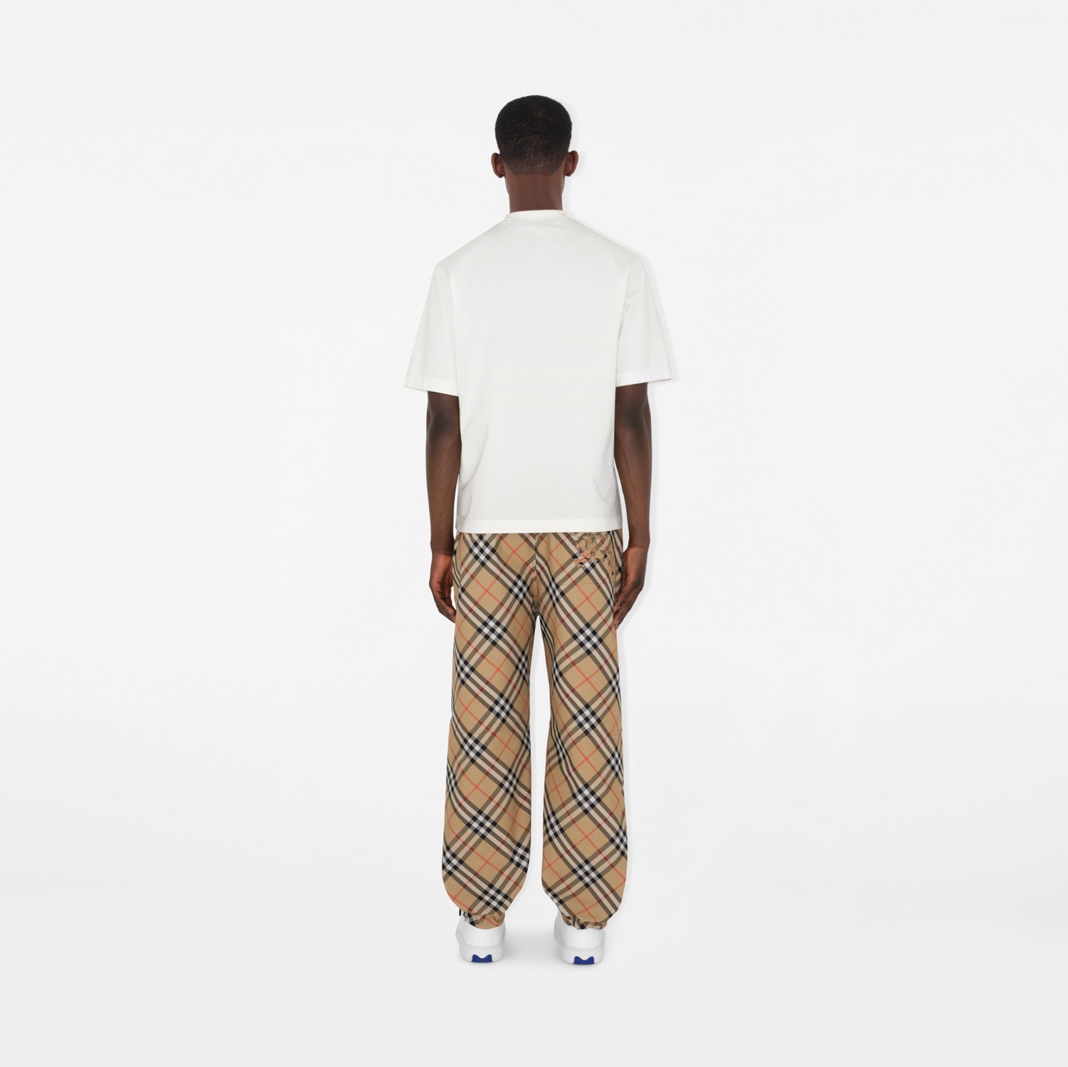 Pantalon en sergé Check