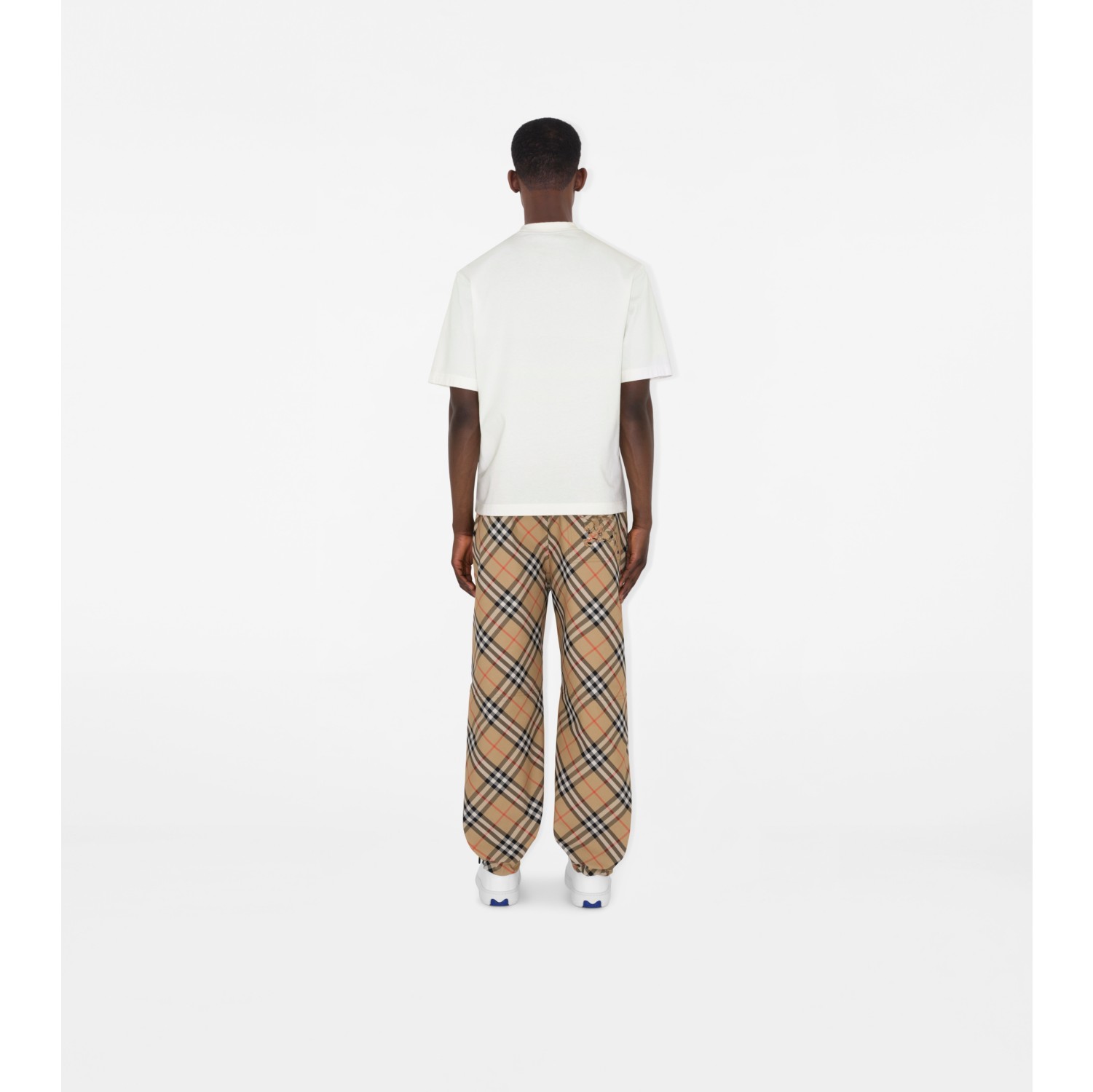 Pantalon en sergé Check