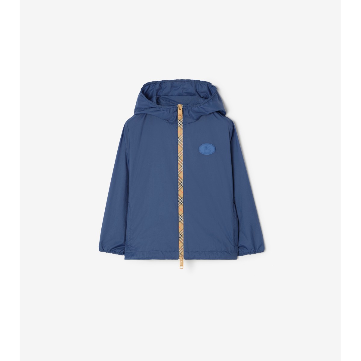  Check er-tape Nylon Hooded Jacket