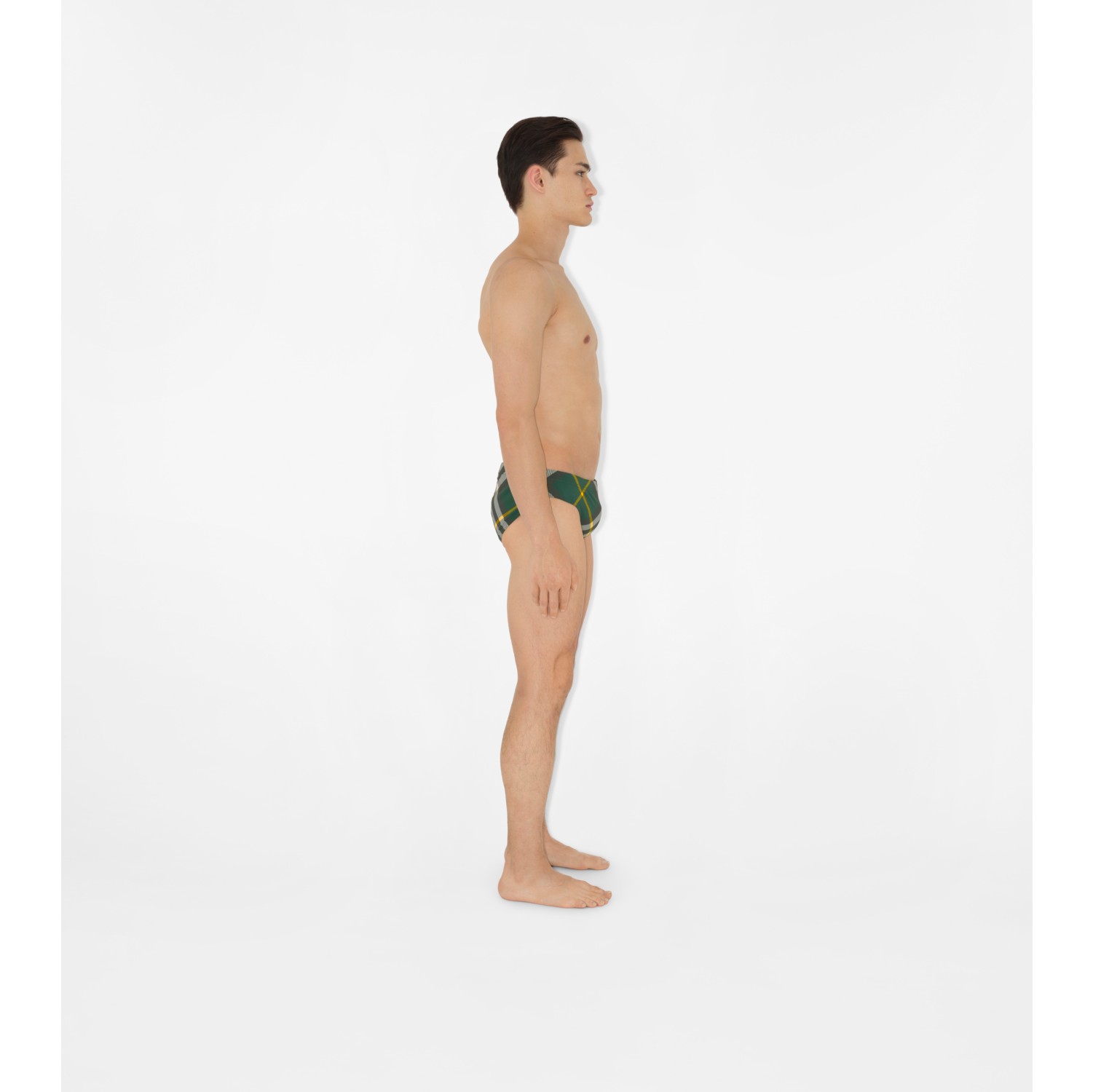 Mens Burberry green Check Swim Briefs | Harrods # {CountryCode}