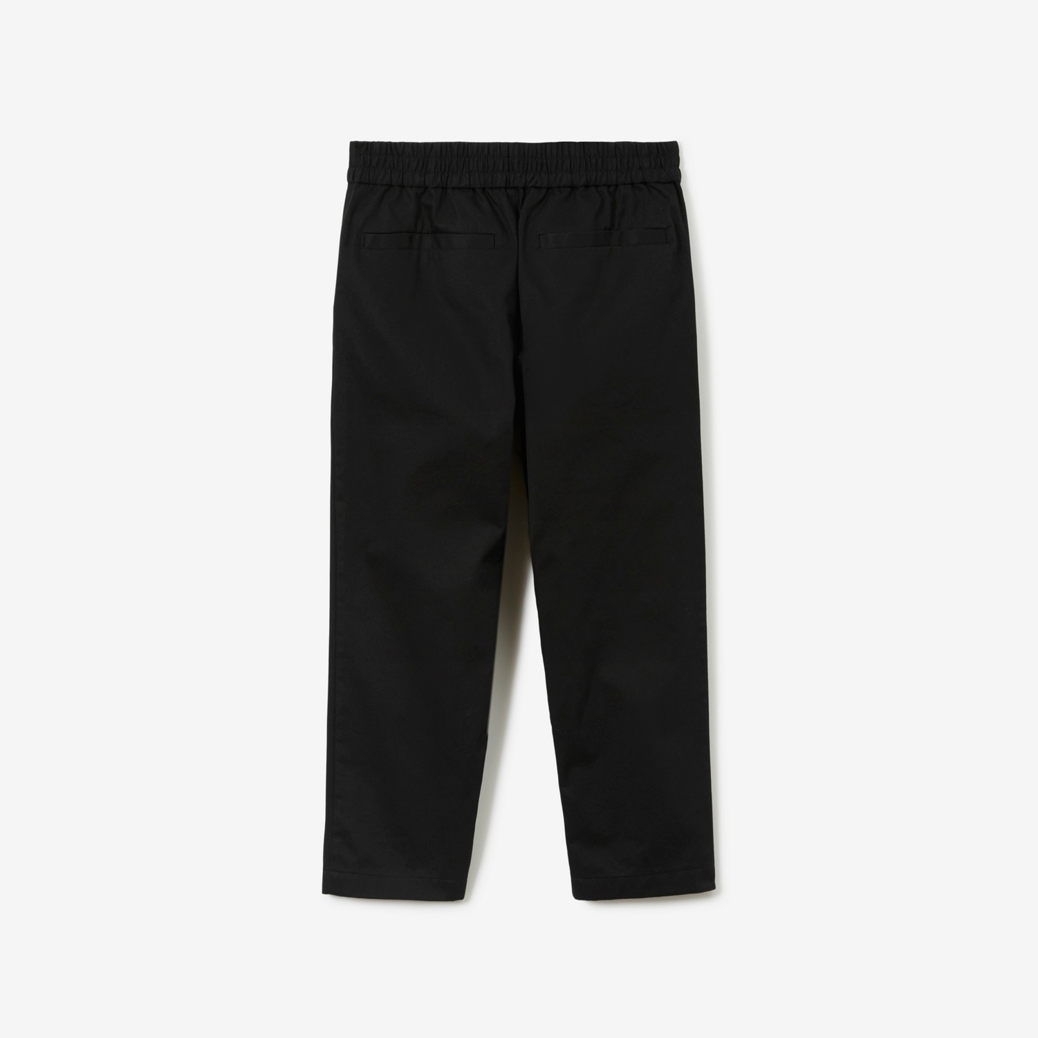 Pantalones chinos en algodón con EKD (Negro) | Burberry® oficial