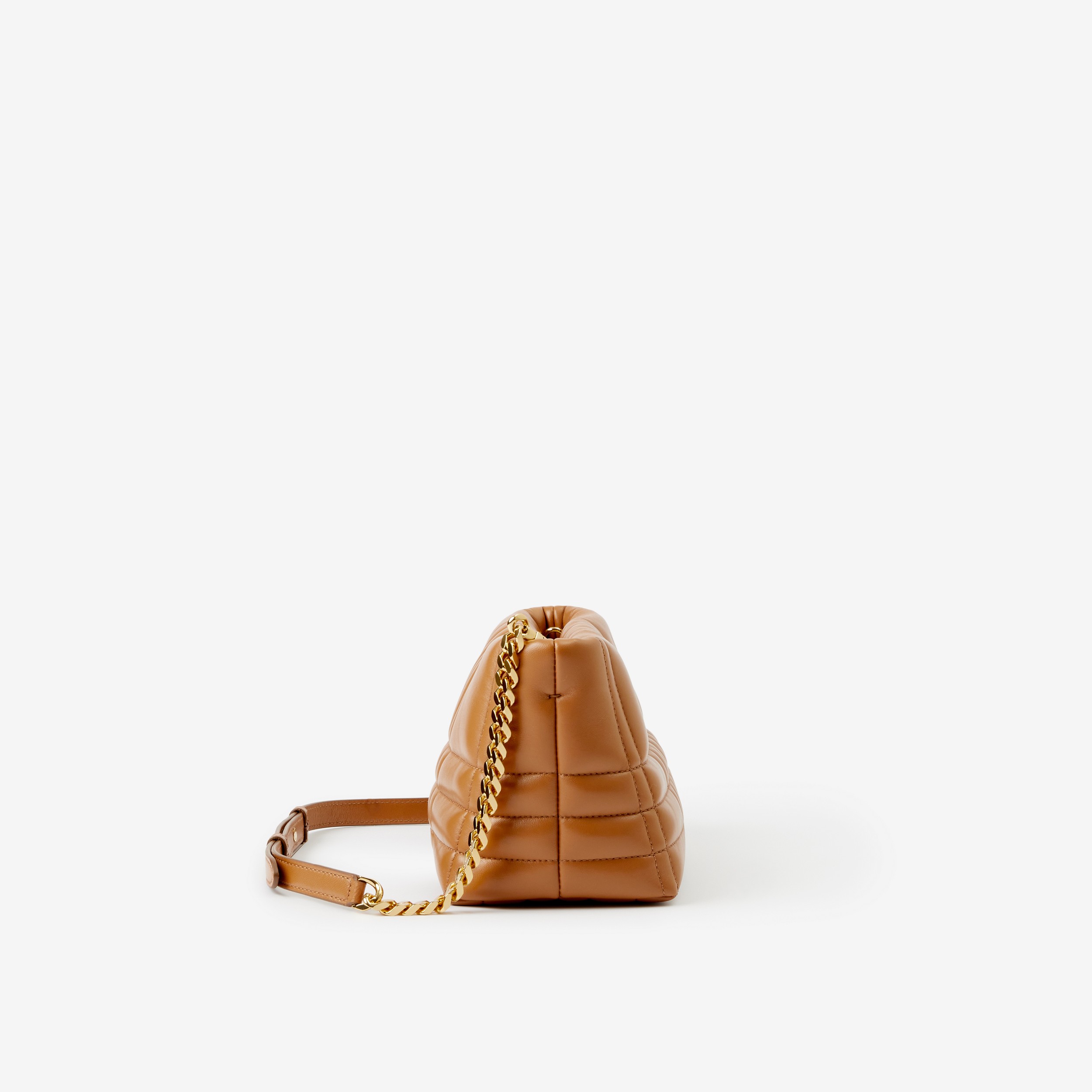 Quilted Leather Small Soft Lola Bag in Maple Brown - Women | Burberry® Official - 2