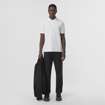 burberry pique polo mens