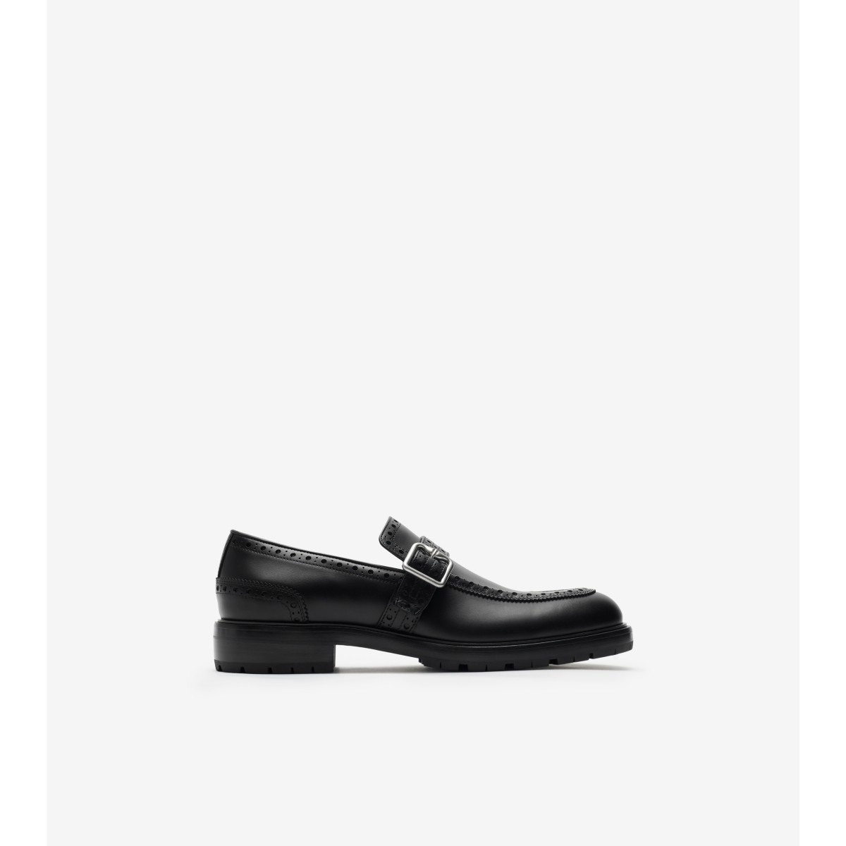 BURBERRY BURBERRY LEATHER SOHO LOAFERS 