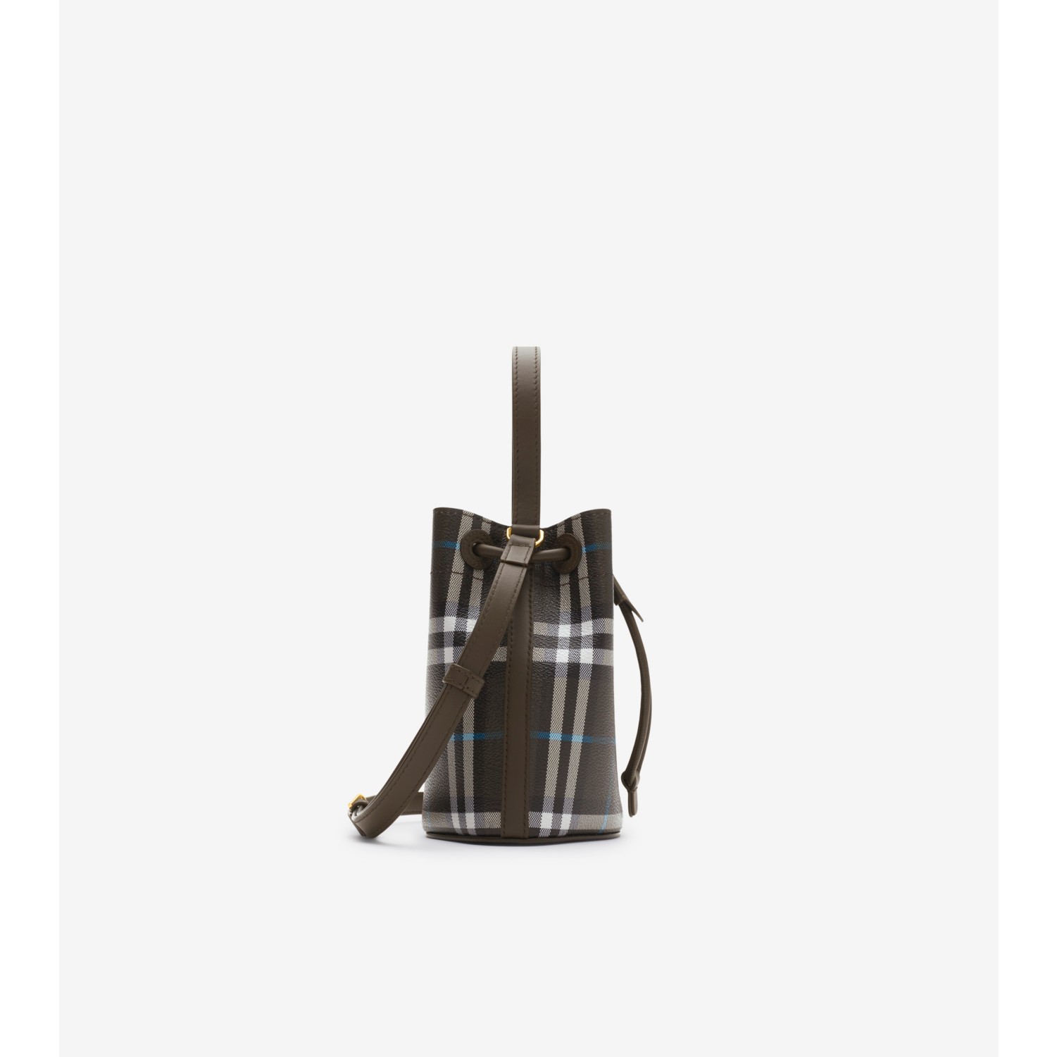 Mini Check Bucket Bag