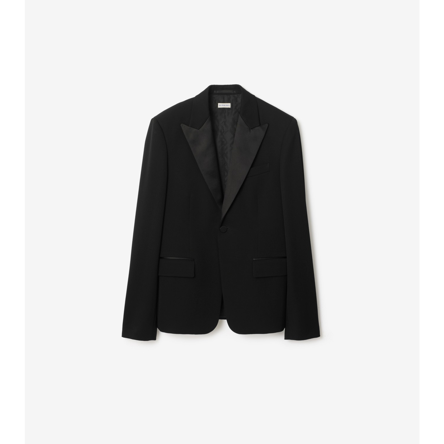 Grain de Poudre Wool Tuxedo Jacket