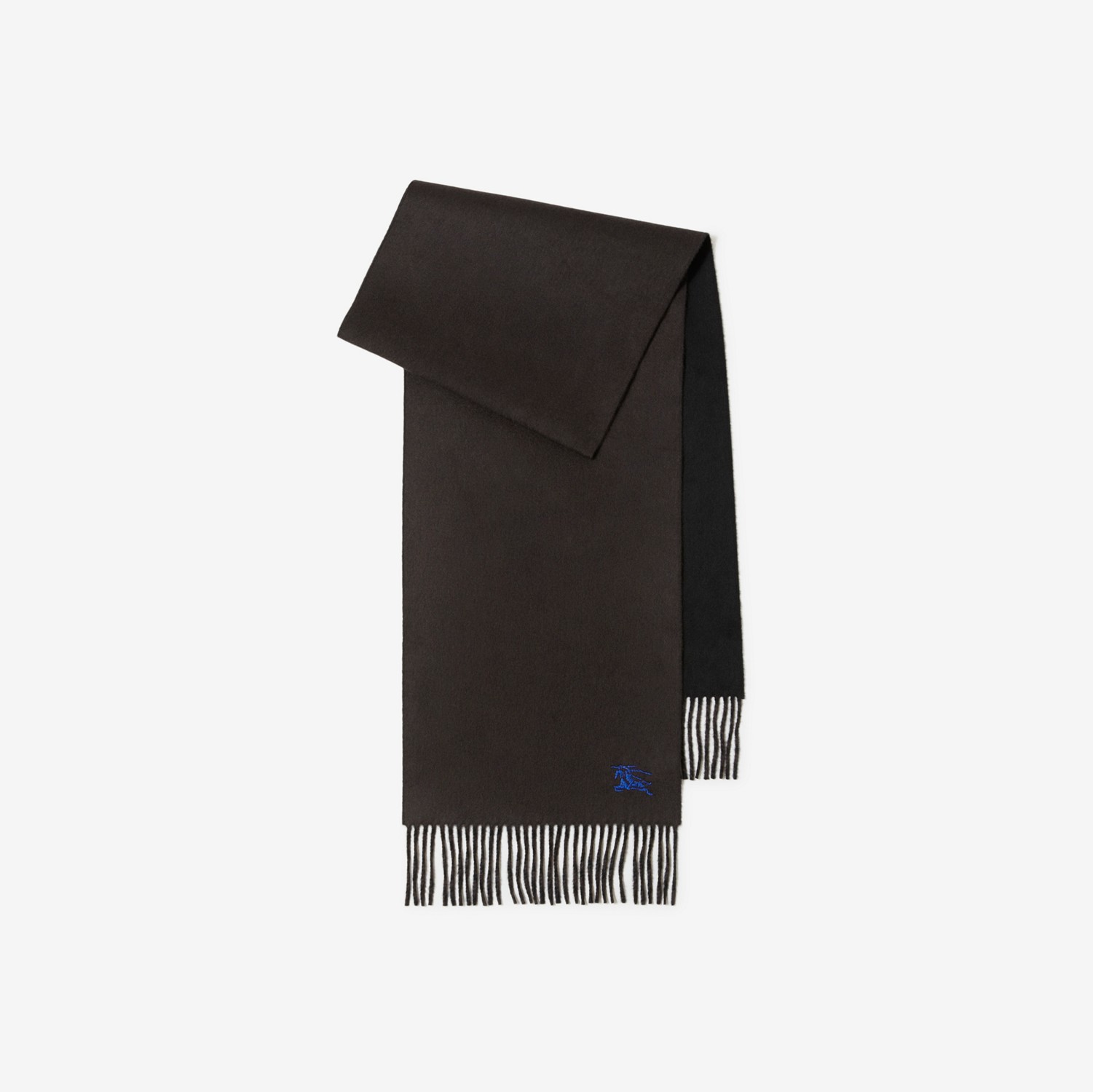 EKD Cashmere Reversible Scarf in Otter/black | Burberry® Official