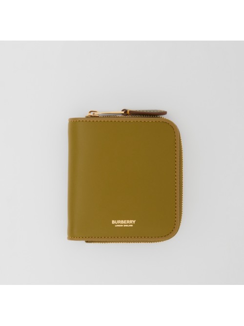 Burberry Logo Embossed Bifold Wallet