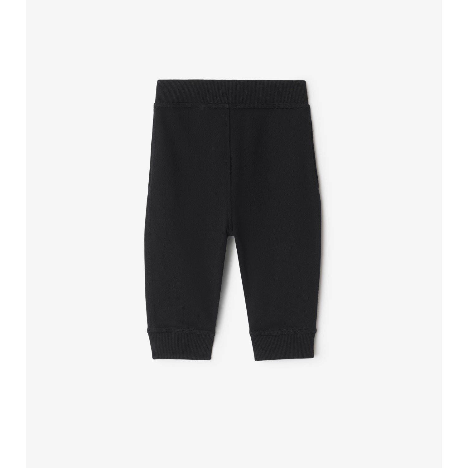 Check Label Cotton Jogging Pants