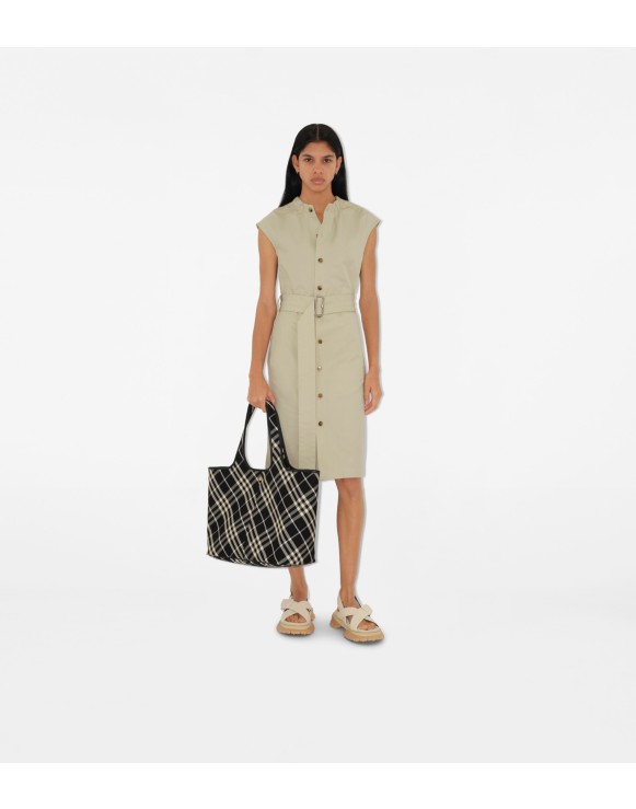 Medium Check Tote
