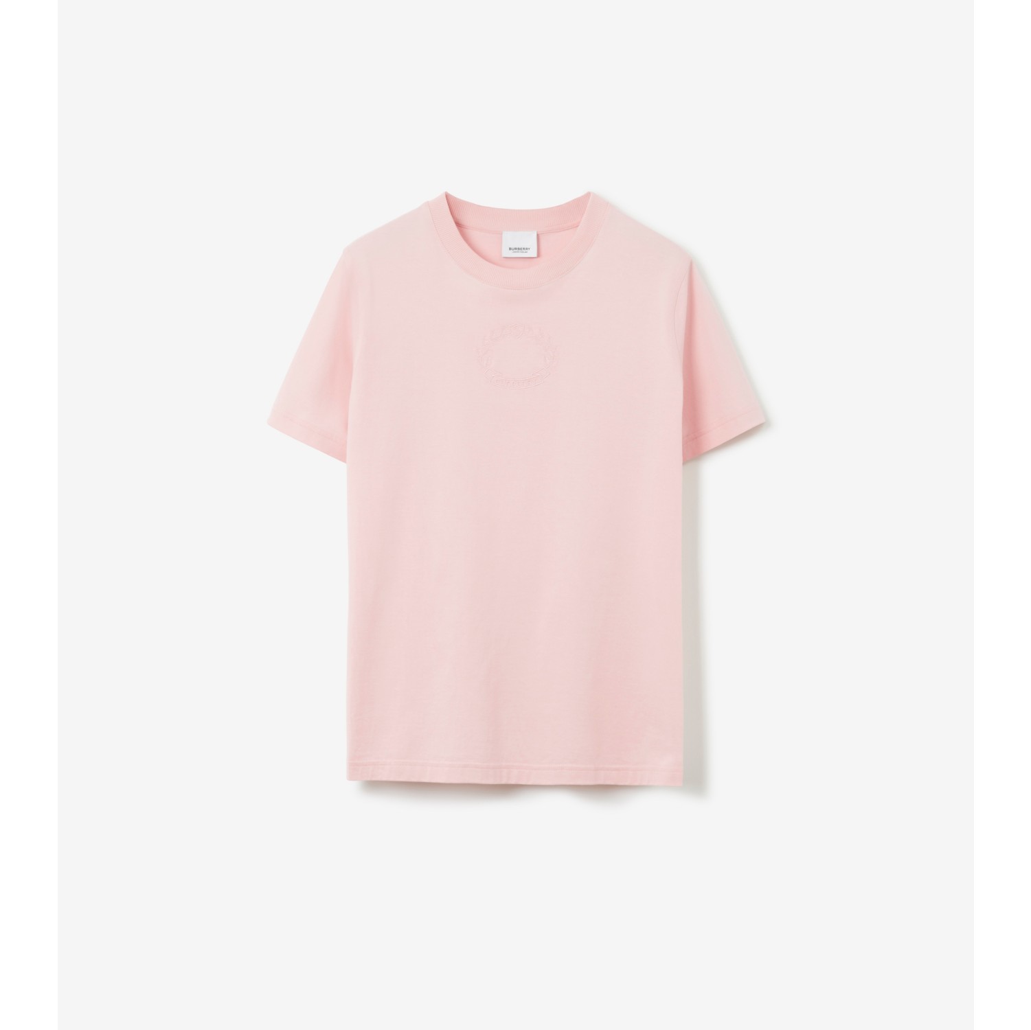 Cotton T-shirt in Soft blossom - Women | Burberry® Official