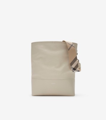Medium B Clip Bucket Bag​ in Soap beige - Women | Burberry® Official