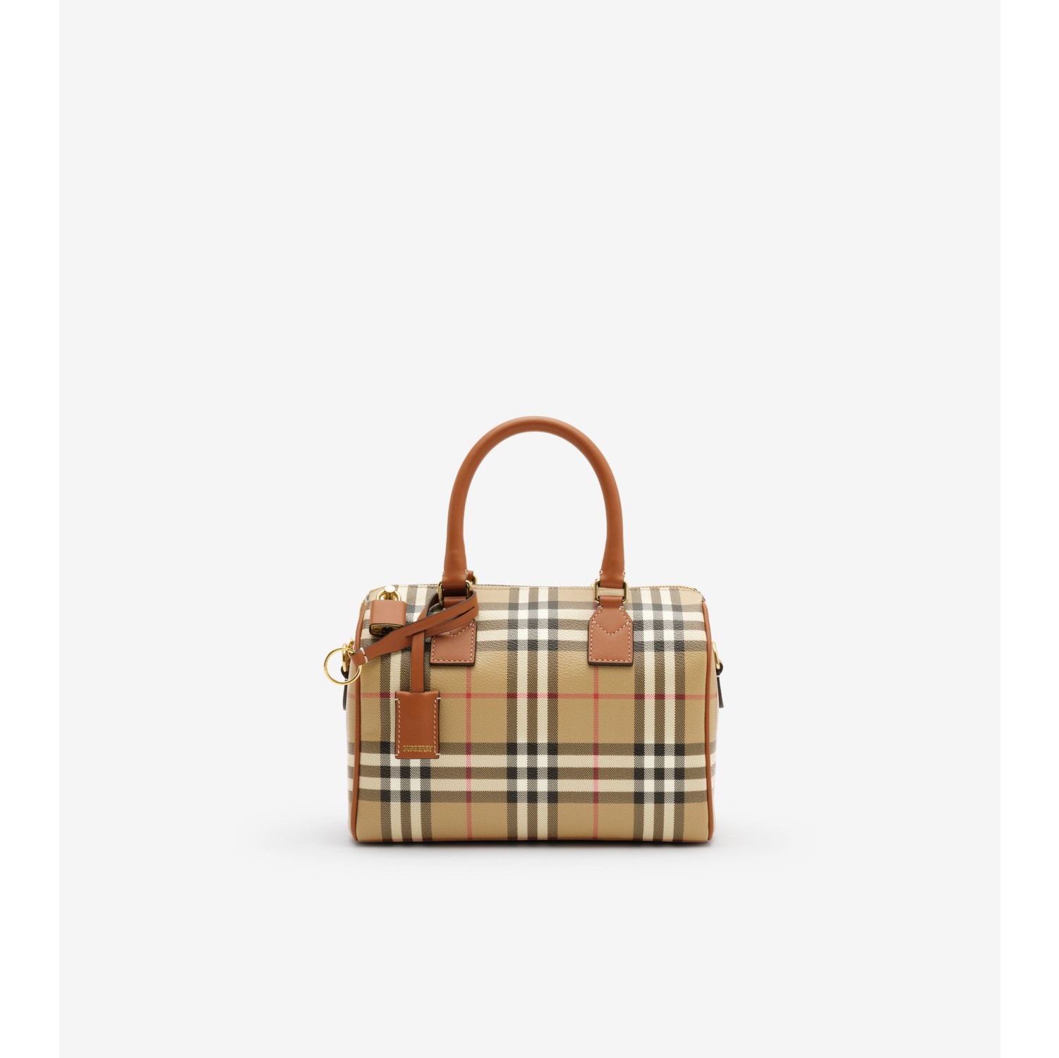 Small Check Bowling Bag