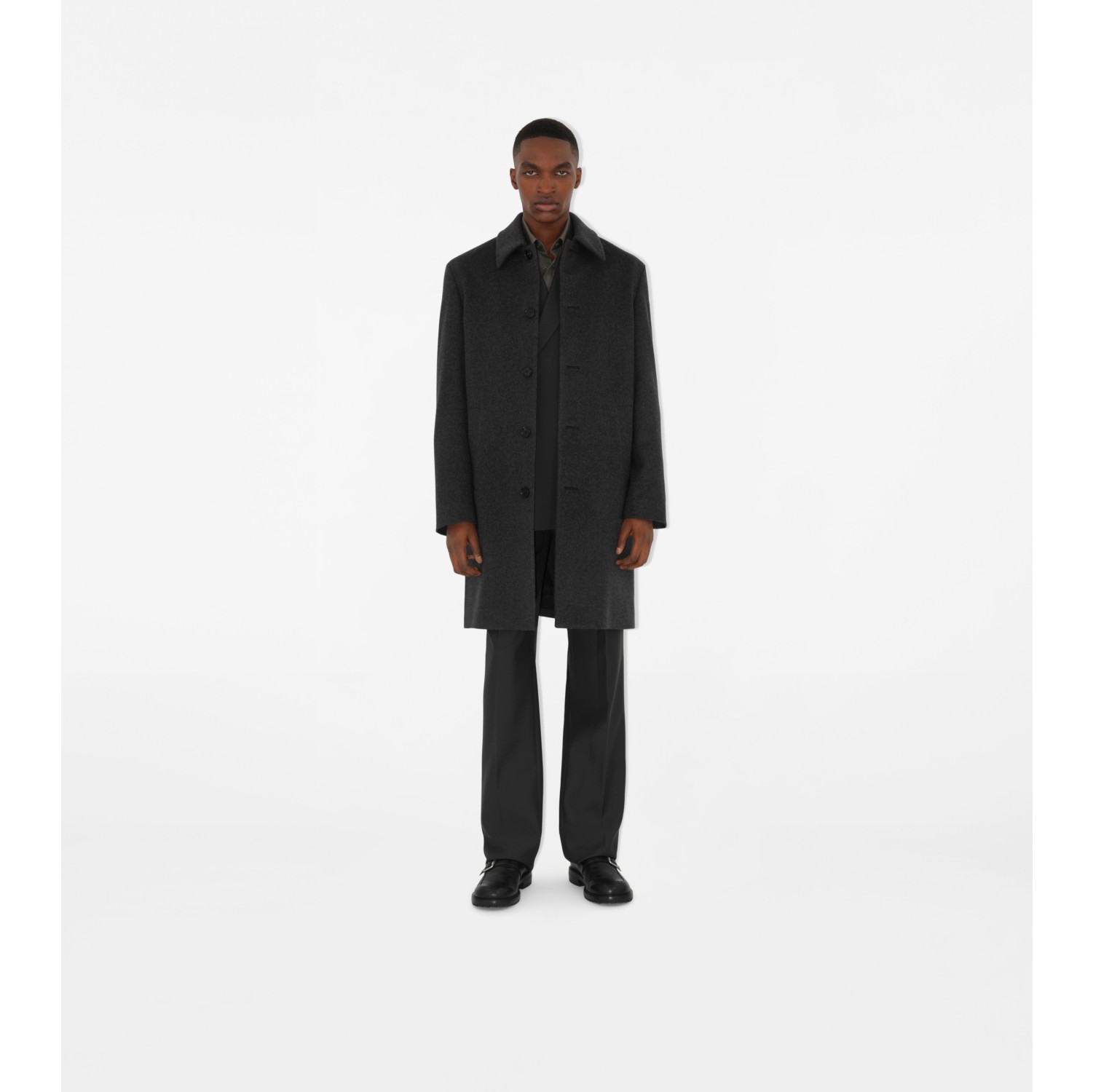 Mid-length Cashmere Car Coat