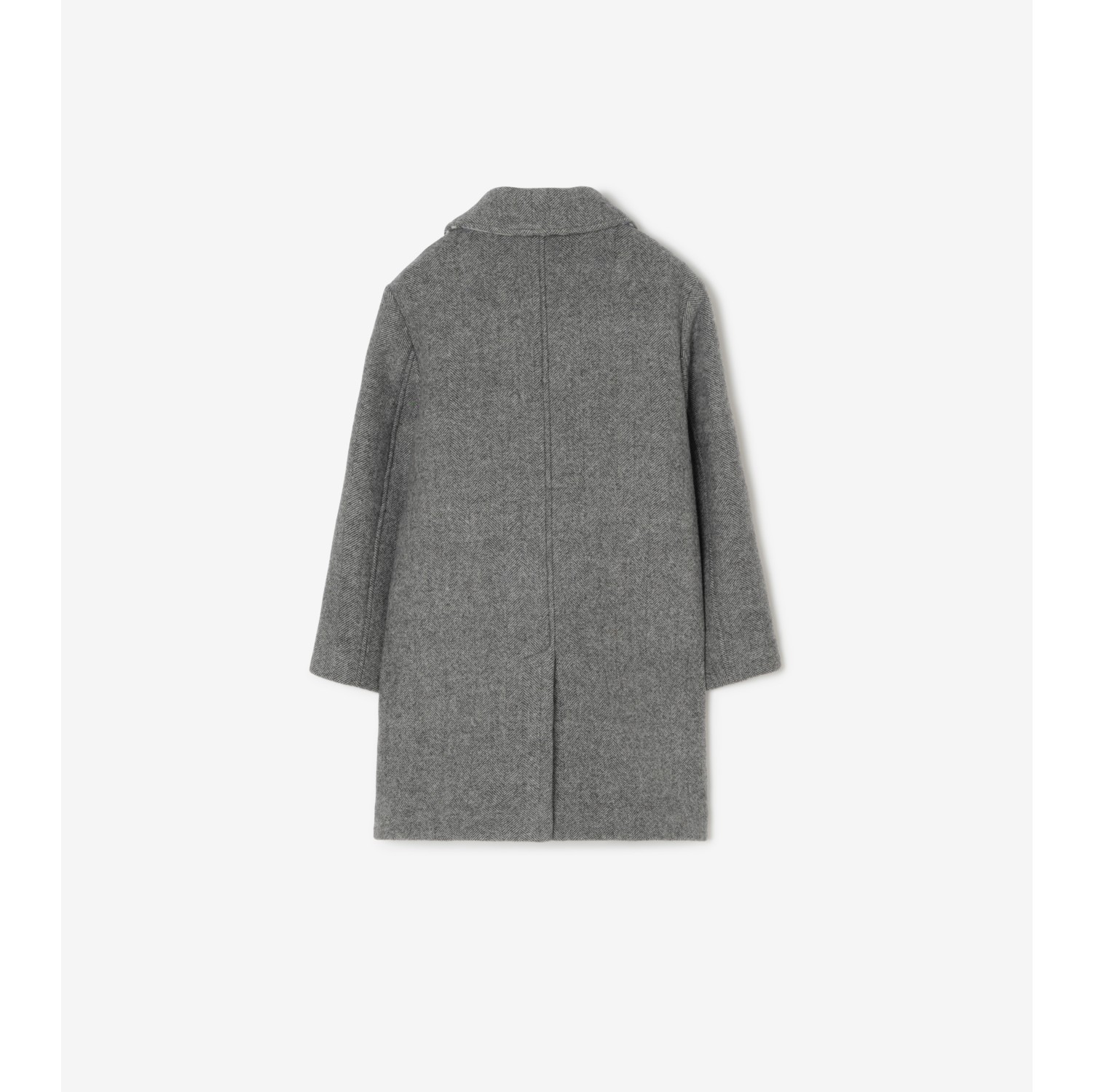 Herringbone Wool Car Coat