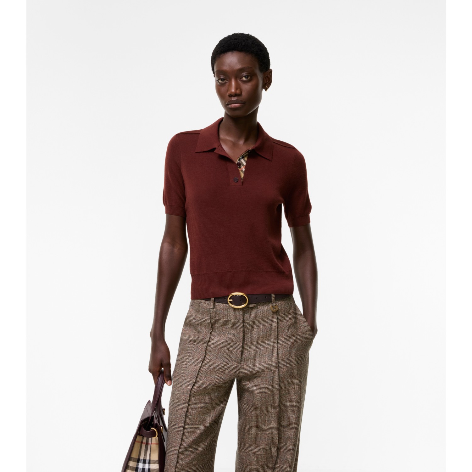 Poloshirt aus Wolle