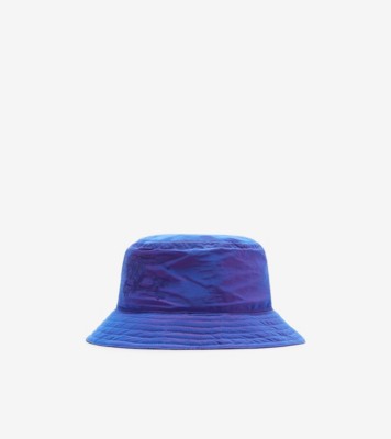 Nylon Blend Bucket Hat in Electric violet - Men | Burberry® Official