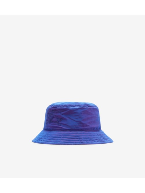 Burberry Nylon Blend Bucket Hat In Blue