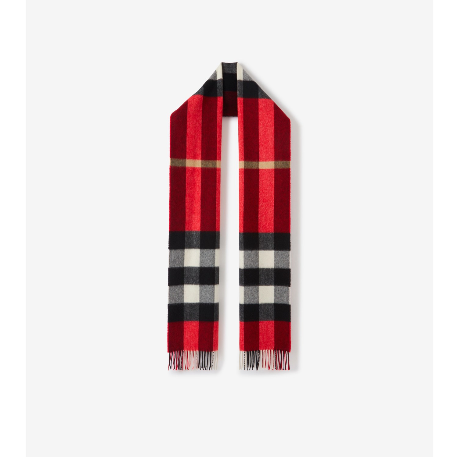 Burberry scarf shop red