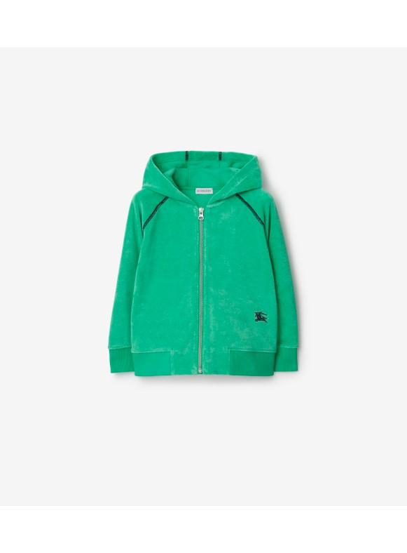 Burberry hoodie kids green new arrivals