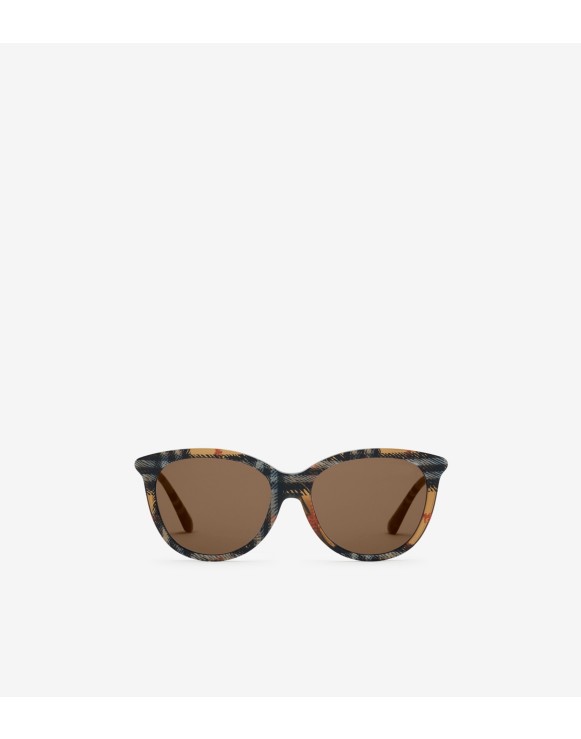 Lunettes de soleil rondes tubulaires Check