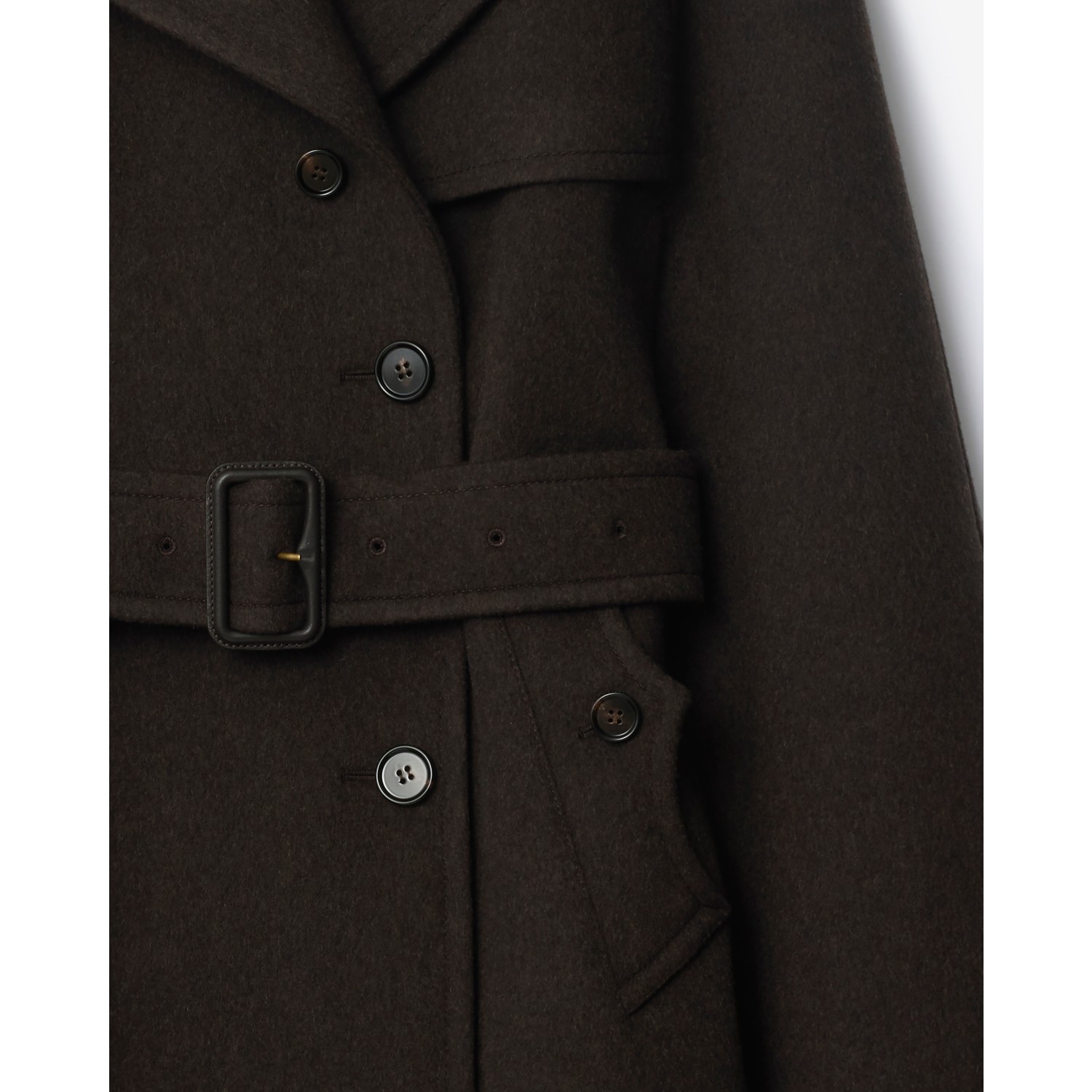 Cashmere Belmont Trench Cape - thumbnail 4