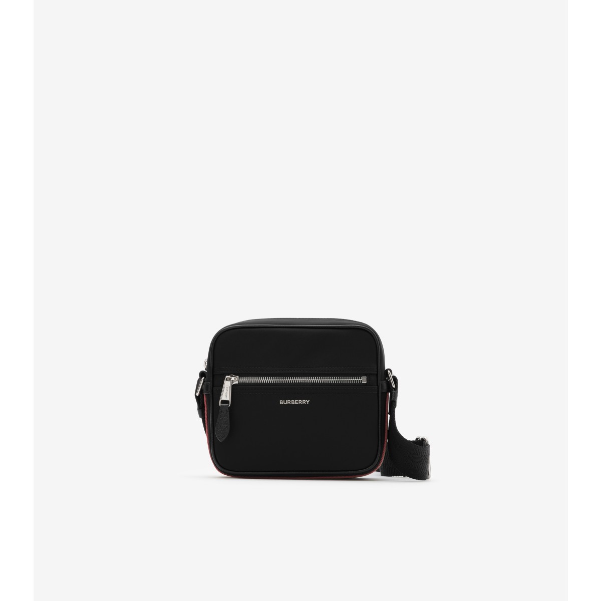  Check Icon stripe Crossbody Bag