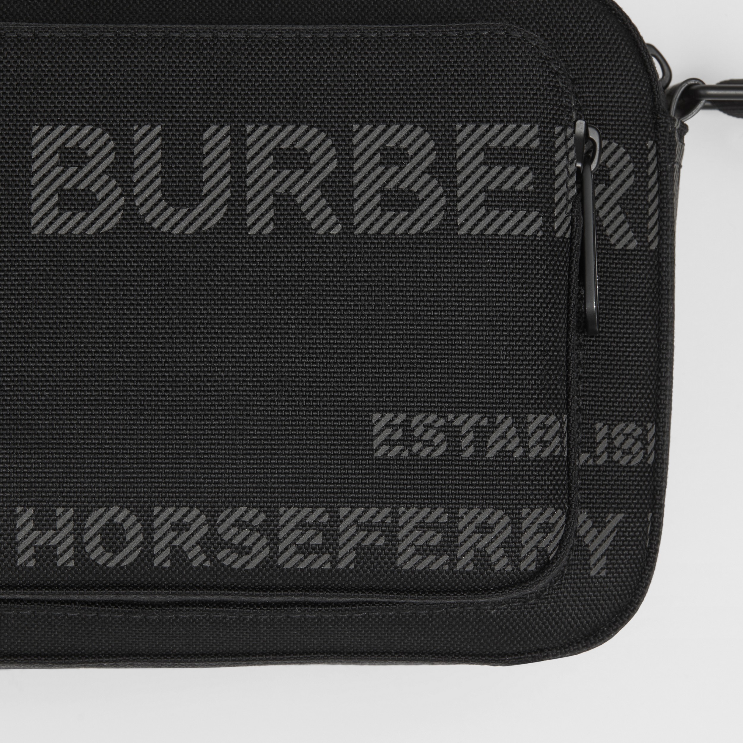 Horseferry Print Nylon Paddy Bag in Black - Men | Burberry® Official - 3