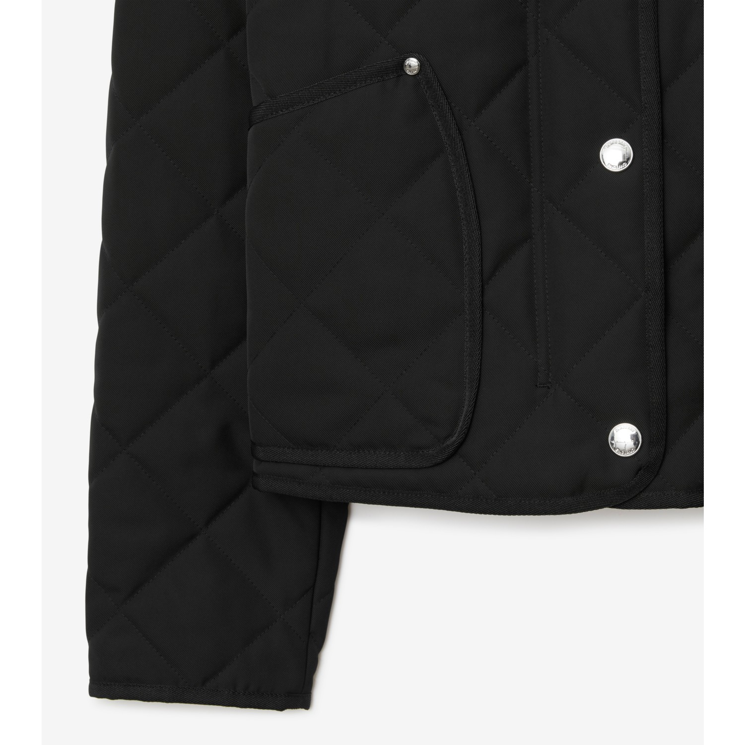 Cropped Quilted Thermoregulated Barn Jacket