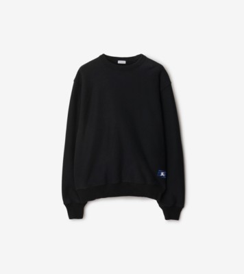 Burberry oversized hot sale cotton sweatshirt