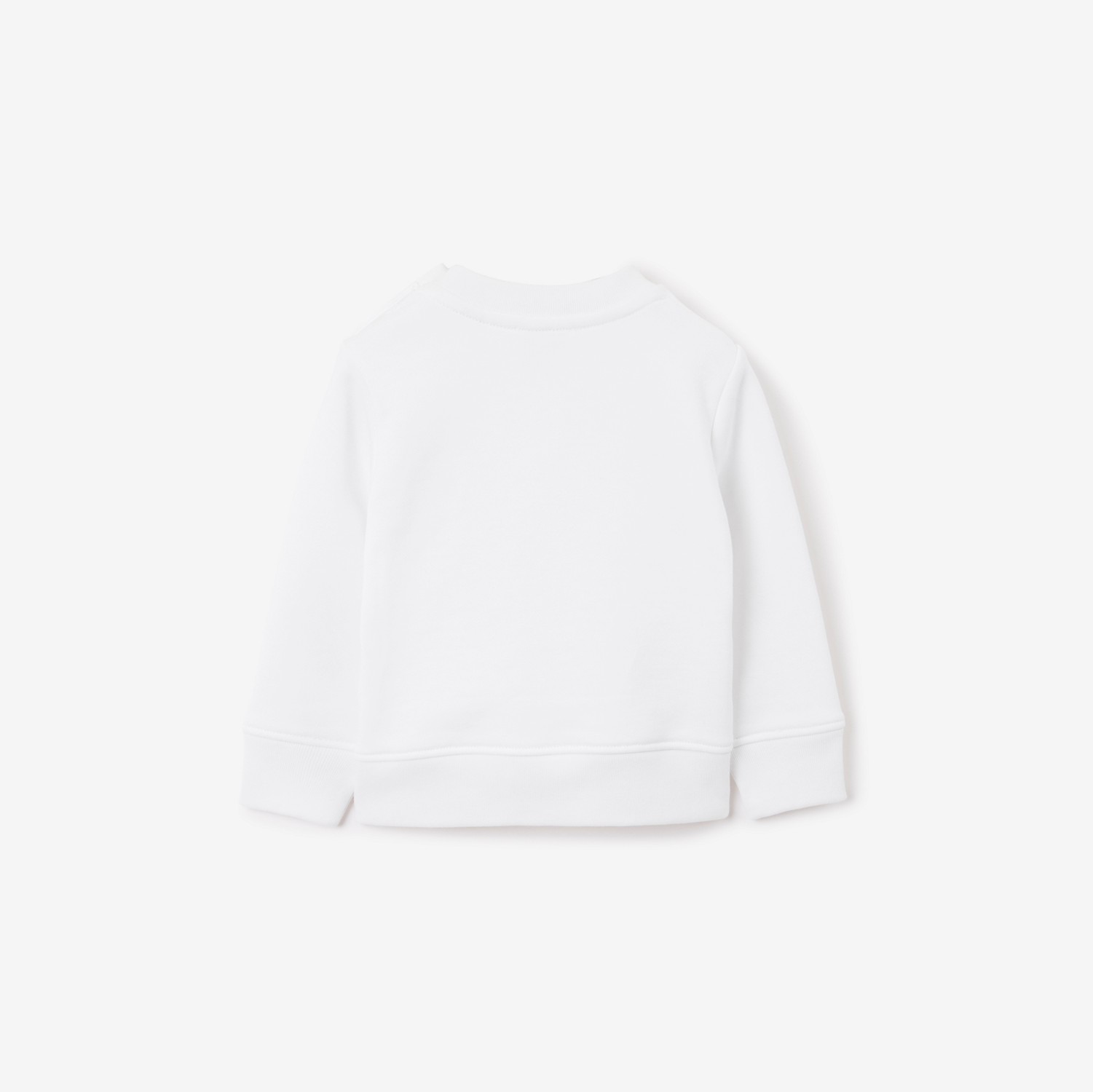 Thomas Bear Print Cotton Sweatshirt in White - Children | Burberry® Official