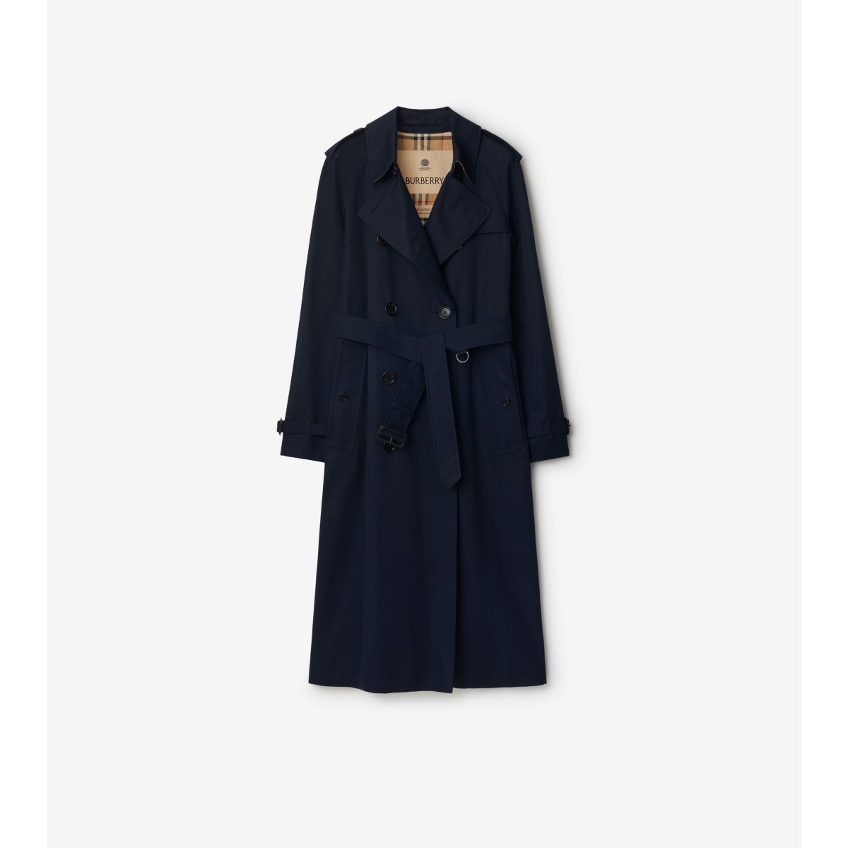  Check Long Waterloo Heritage Trench Coat
