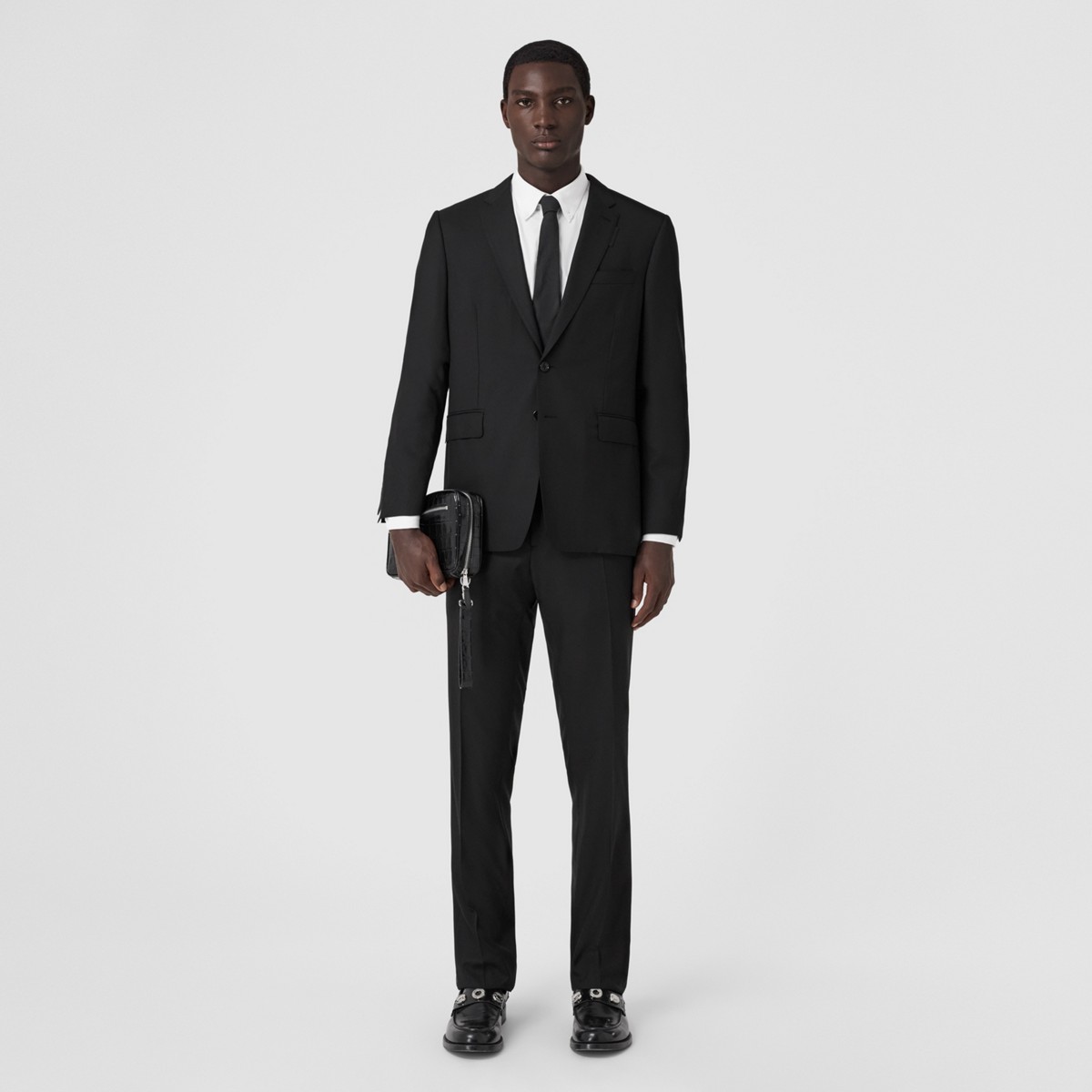 BURBERRY BURBERRY SLIM FIT WOOL TAILORED TROUSERS