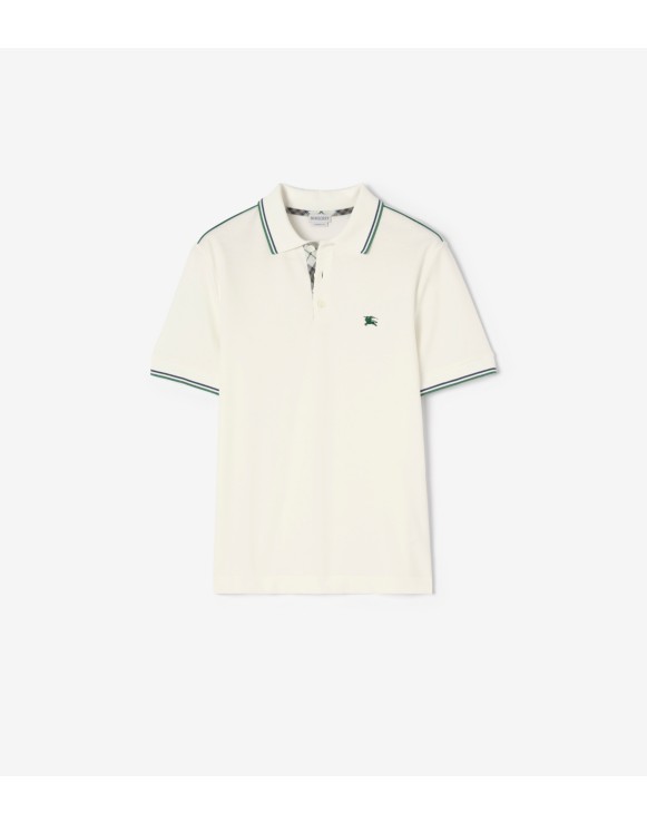 Cotton Blend Tennis Polo Shirt