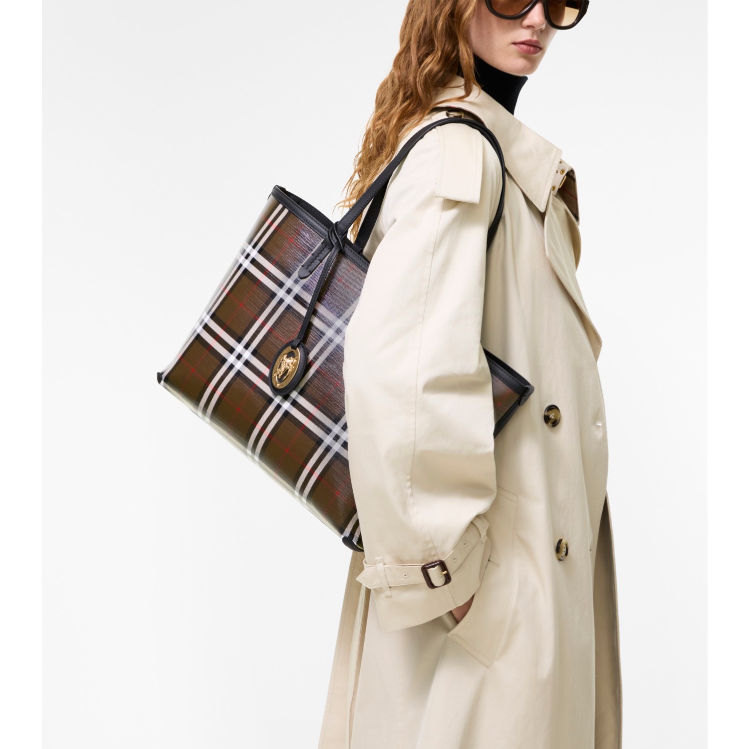 Small Check Tote