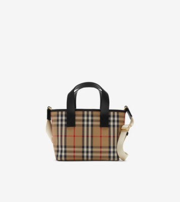 Burberry Kid's Check Tote Bag