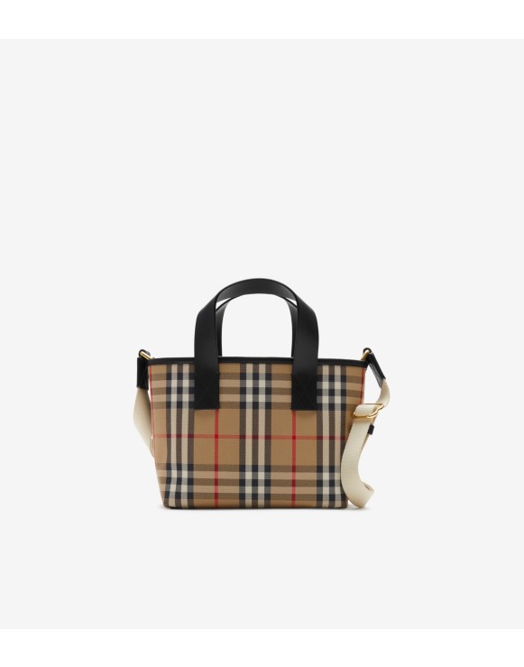 Henkeltasche in Check