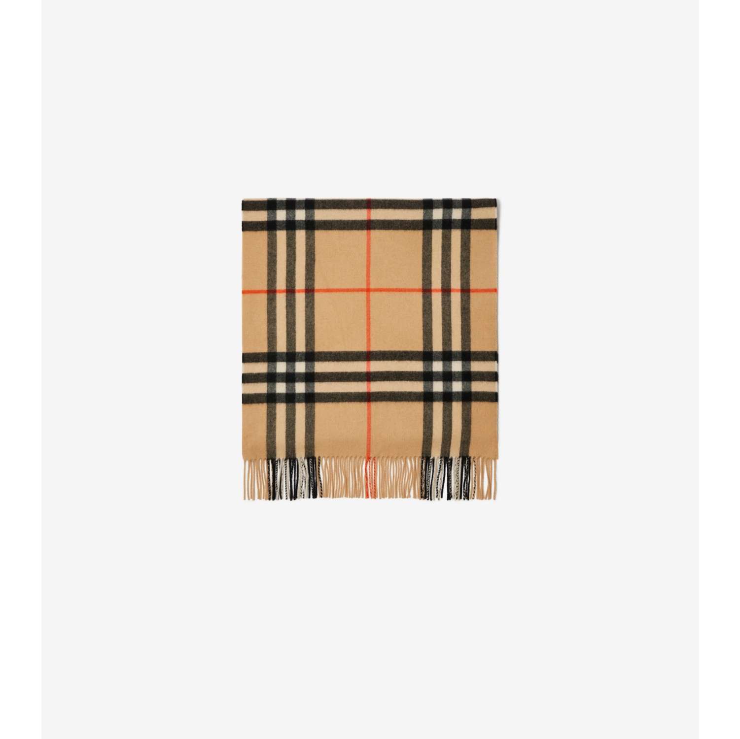 Sciarpa ampia in cashmere Check