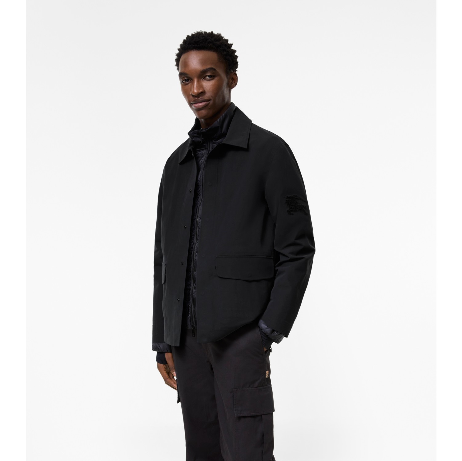 Nylon Barn Jacket with Warmer