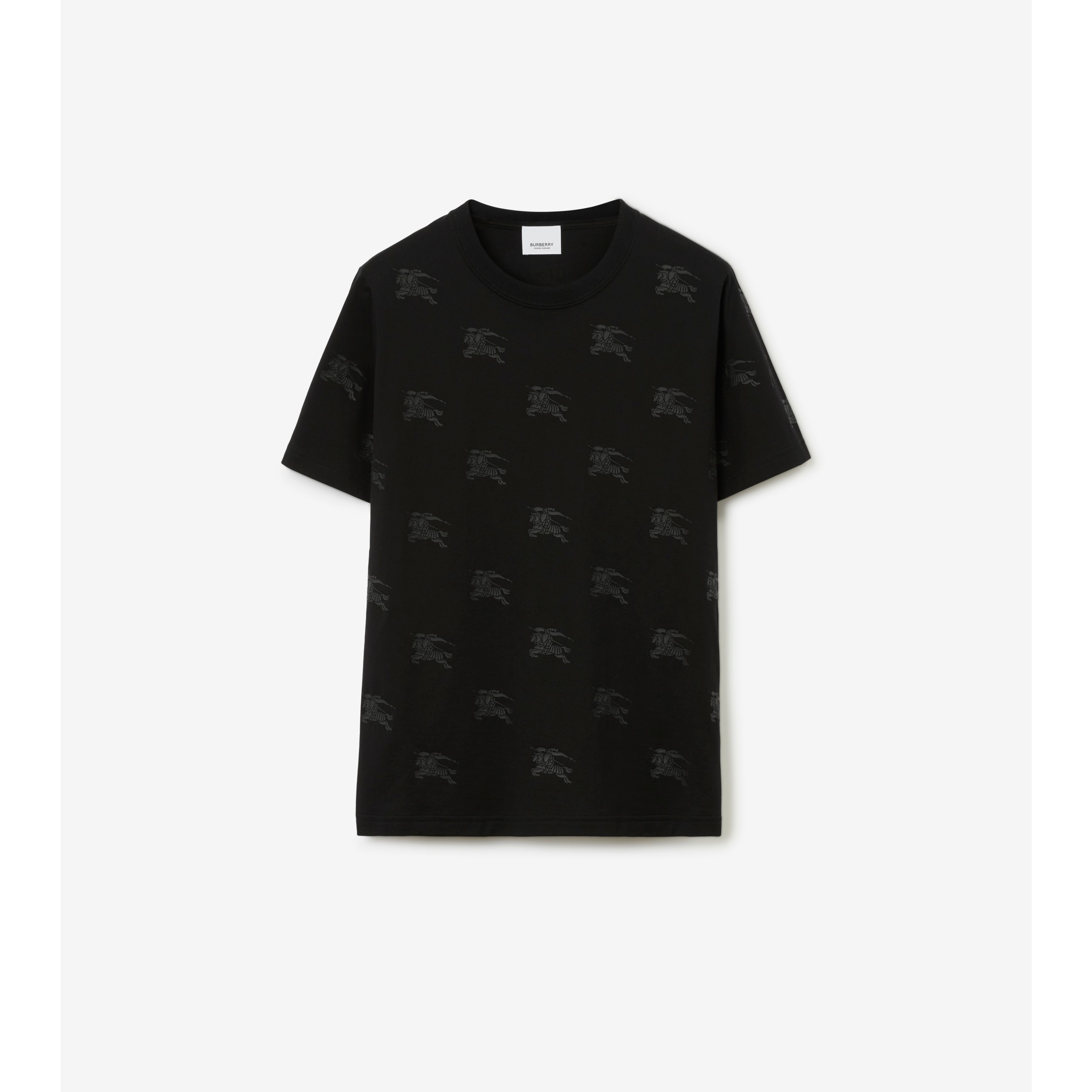Neuestes Design EKD Cotton T-shirt Women in Burberry® - | Official Black