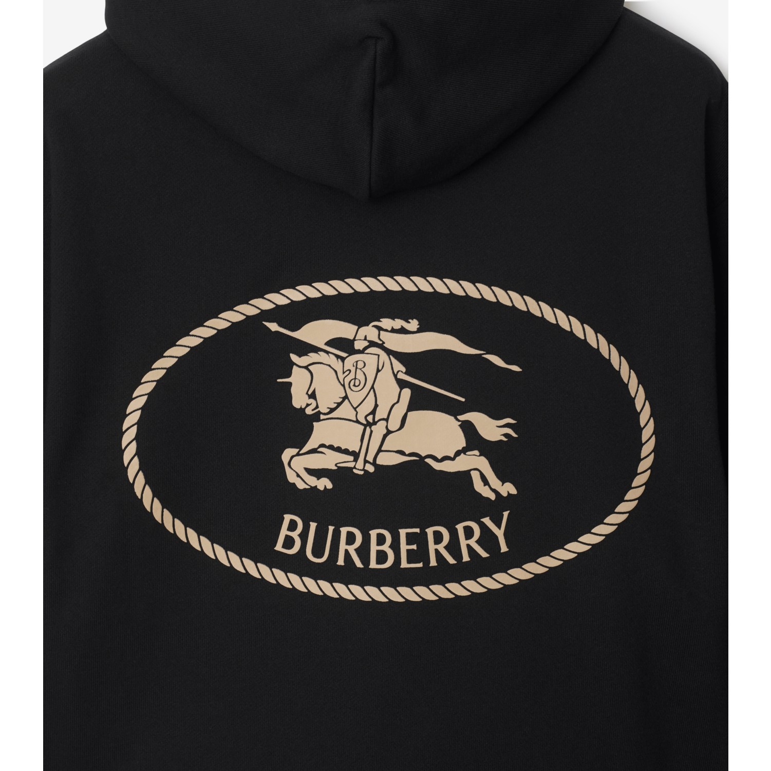 Knight Stamp Cotton Hoodie