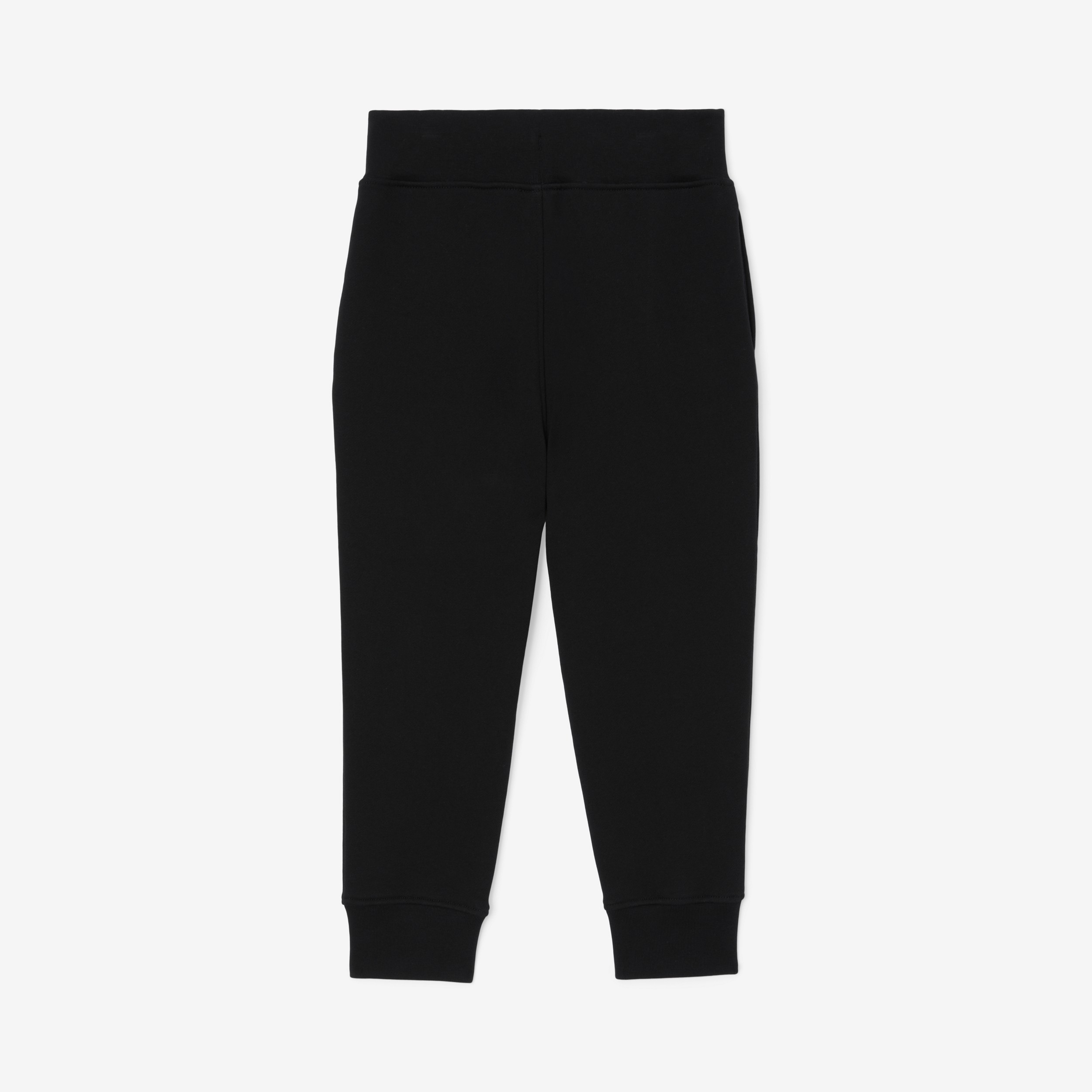 Pantalones de jogging en algodón con motivo de conejo (Negro) | Burberry® oficial - 2