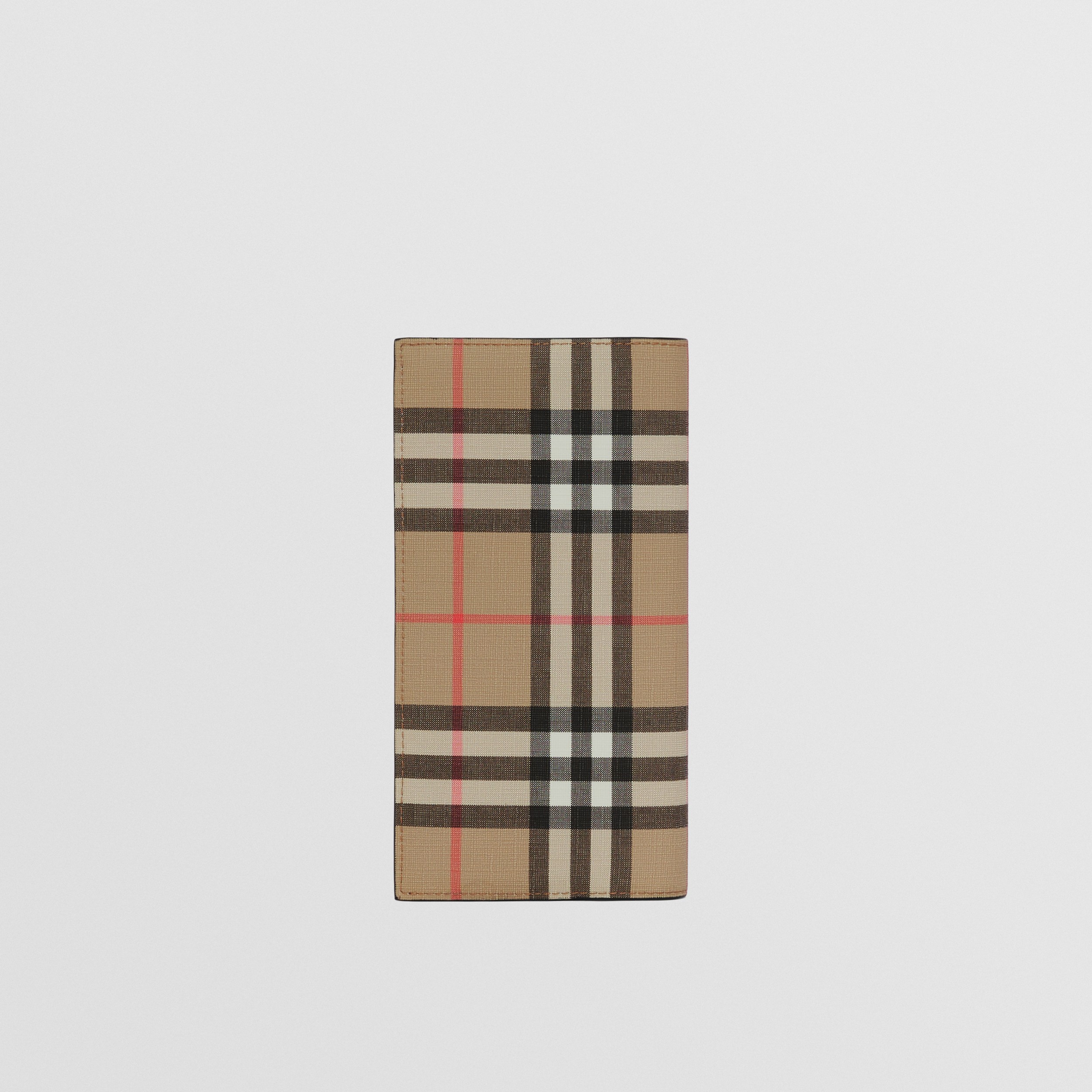 Bio-based Vintage Check Continental Wallet in Archive Beige - Men | Burberry® Official - 4