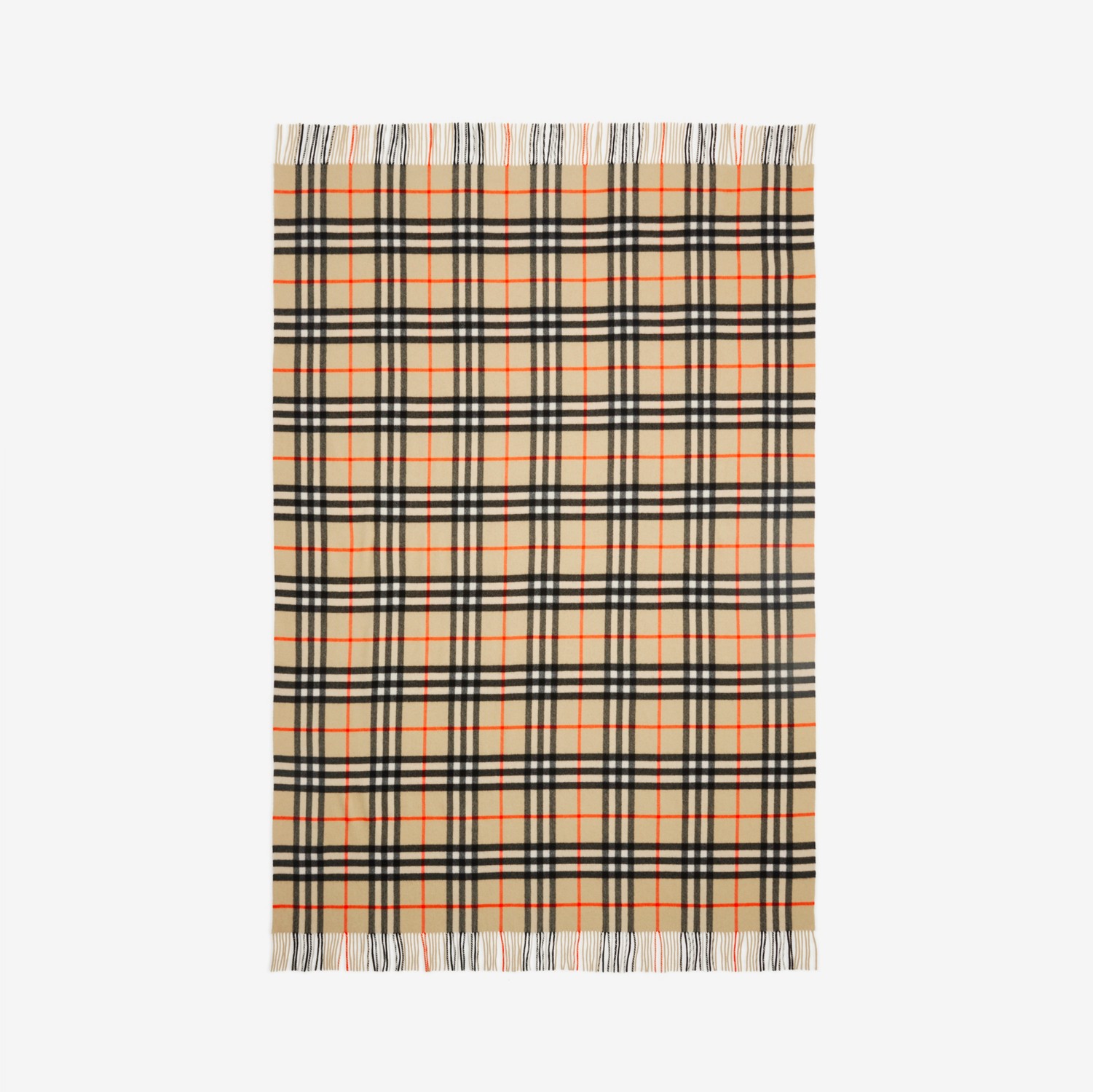 チェック カシミア ブランケット (サンド) | Burberry®公式サイト チェック カシミア ブランケット (サンド) | Burberry®公式サイト