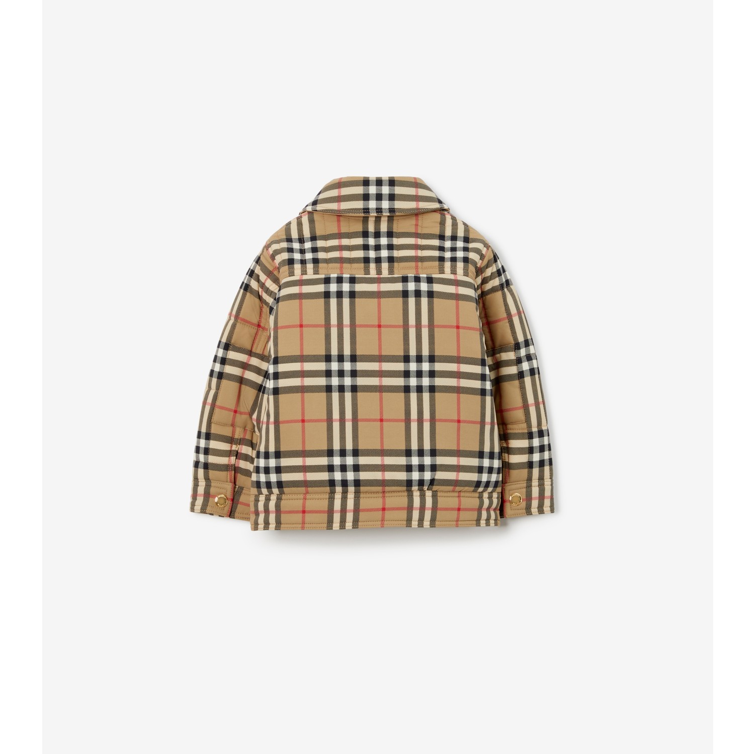 チェック ナイロン キルティングジャケット (アーカイブベージュ) - チルドレンズ | Burberry®公式サイト