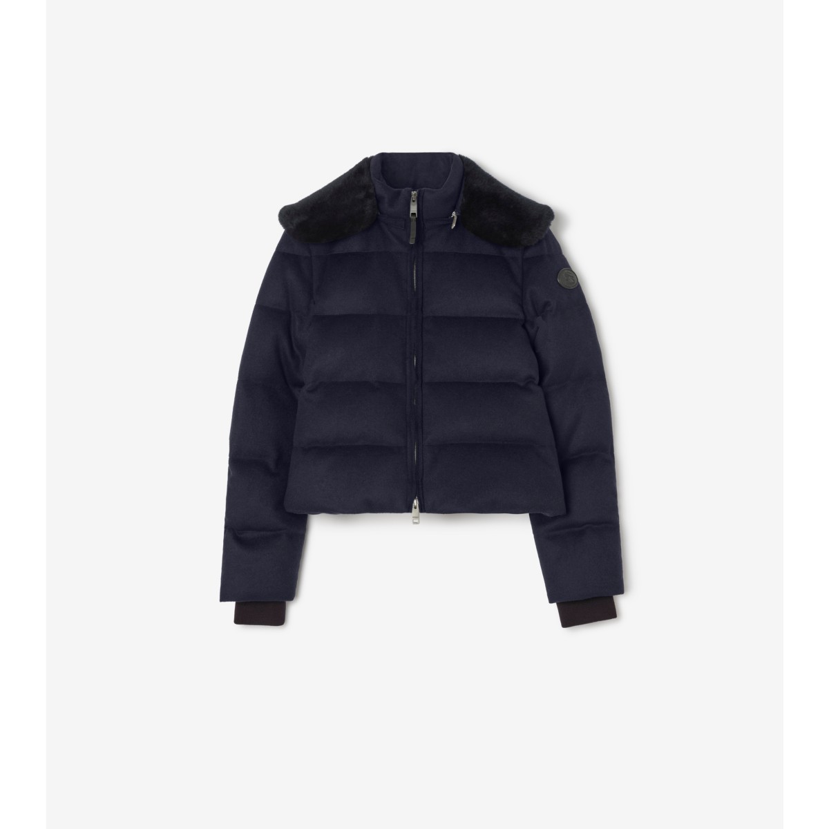  Cropped Cashmere Latimer Puffer Jacket