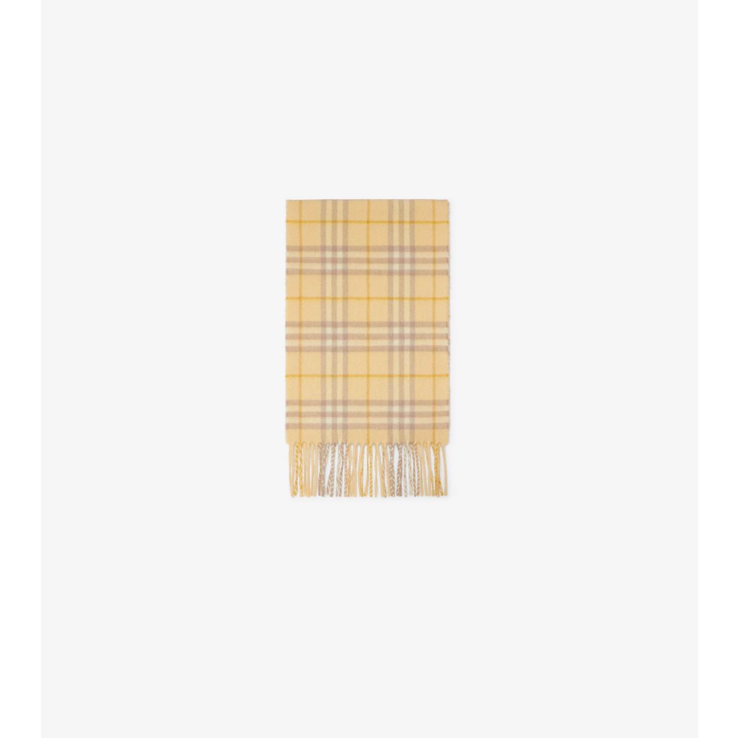 Check Cashmere Scarf