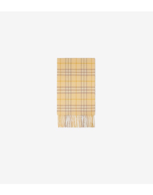 Check Cashmere Scarf